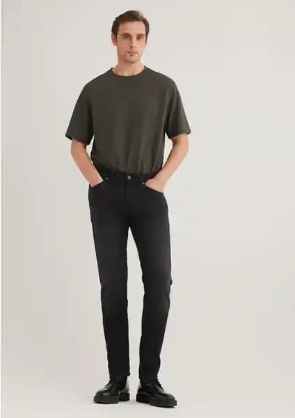 Mavi Jake Mavi Premium Koyu Gri Smoke Jean Pantolon Erkekler İçin Modern ve Şık Tasarım