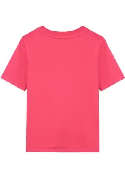 Mavi Mavi Logo Baskılı Pembe Tişört Çocuklar İçin Şık ve Rahat Günlük Giyim Seçeneği