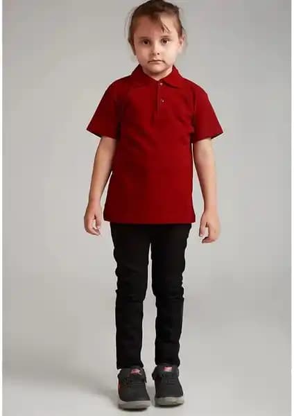 Mavimoure Unisex Çocuk Polo Yaka Kısa Kol T-shirti: Rahat ve Şık Günlük Okul Giyim Seçeneği