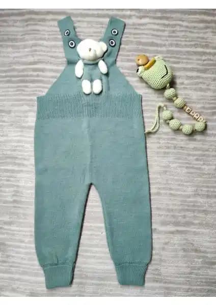 Meriç Bebe Oyuncak Ayı Salopet: Dayanıklı ve Ayarlanabilir Bebek Giyim Seçeneği