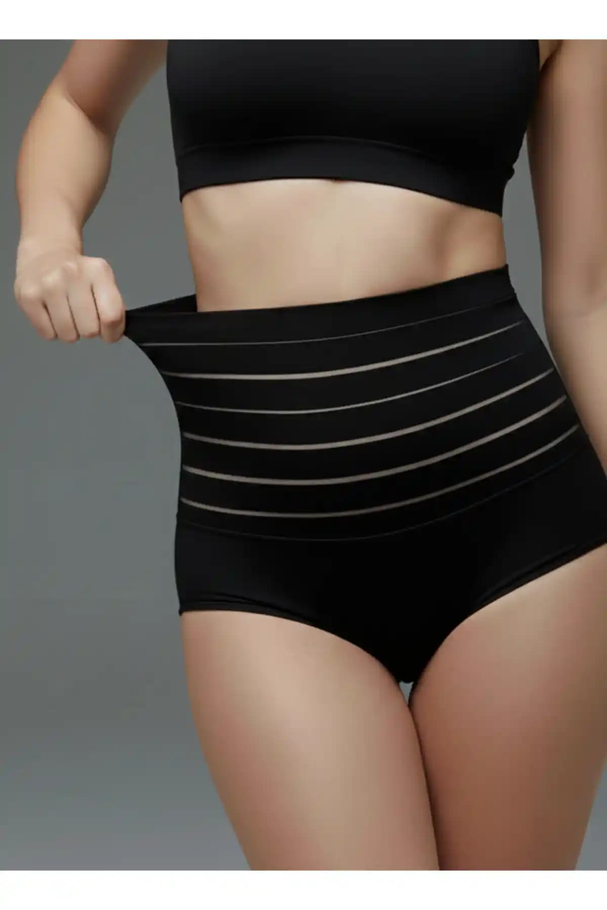 MİSTİRİK Yüksek Bel Korsesi ile Karın ve Bel Bölgesini Sıkılaştırma ve Toparlama