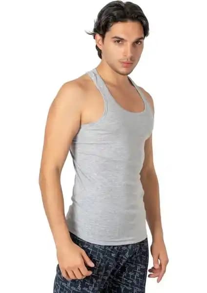 Mostess Gri Erkek Atlet 6 Paket: Konforlu ve Dayanıklı Günlük Kullanım İçin