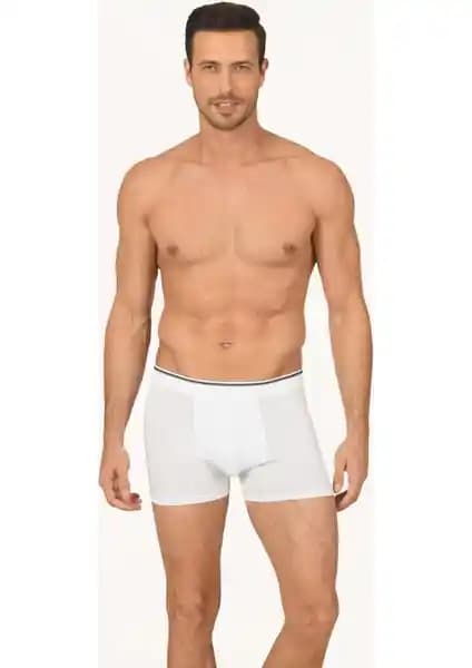 NBB Beyaz Hendrix Modal Boxer Erkekler İçin Konfor ve Şıklık Sunan Modern Tasarım