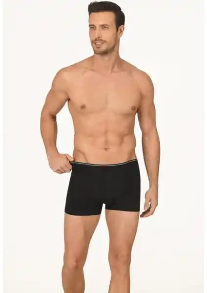 NBB Siyah Hendrix Modal Boxer Erkekler İçin Konfor ve Şıklık Sunan Modern Tasarım