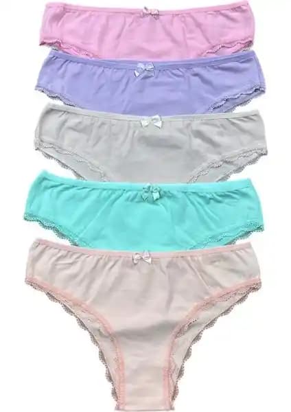 Nicoletta Kadın Külot 5'li Paket Konfor ve Şıklık Sunan Yumuşak Kumaşlı İç Giyim