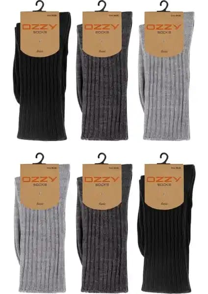 Ozzy Socks Kadın Yünlü Kışlık Uyku Çorabı Sıcacık ve Şık Tasarım