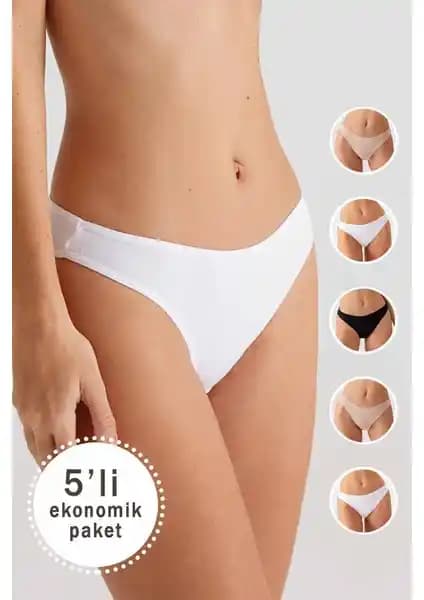 Pierre Cardin 2057 Yüksek Bel Külot 5'li Paket: Şıklık ve Konforun Bir Arada Sunumu