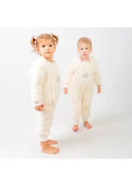 Sare Baby Pofuduk Serisi Kışlık Bebek Uyku Tulumu Güvenli ve Konforlu Kullanım İçin