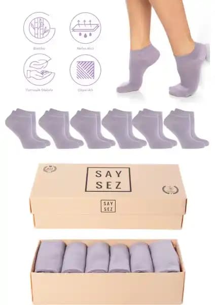 Saysez Bambu Kadın Patik Düz Çorap: Doğal ve Şık Günlük Kullanım Çözümü