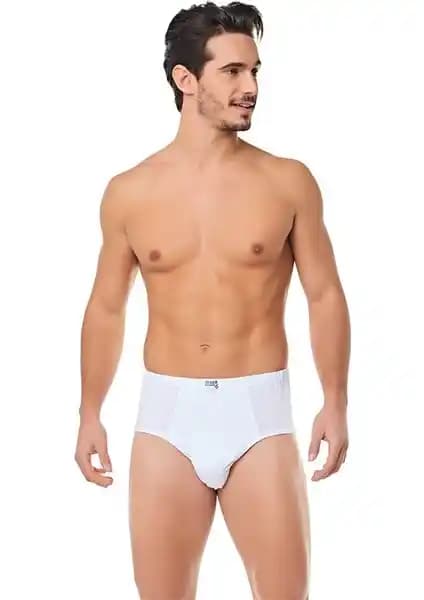 Seher Yıldızı Erkek Slip Külot %100 Pamuk Abani Classic 12'li Paket