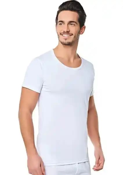 Seher Yılzı Erkek Fanila Yarım Kol Yazlık Atletler Sağlıklı ve Dayanıklı Tasarım