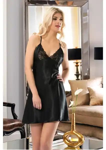 Sistina Saten Gecelik M397: Minimal Tasarım ve Konfor Sunan Şık Gece Kıyafeti