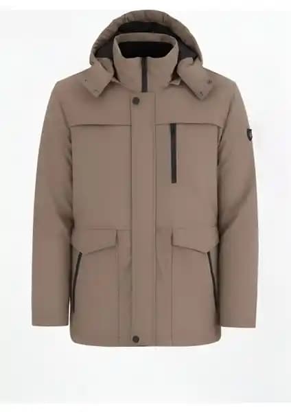 Sivaist Erkek Krem Kışlık Şişme Kaban: Modern ve Fonksiyonel Kış Giyim Seçeneği