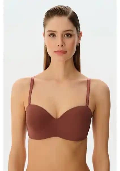 Suwen Premium Diana Toparlayıcı Straplez Balenli Sütyen: Şıklık ve Konforun Bir Arada Sunumu