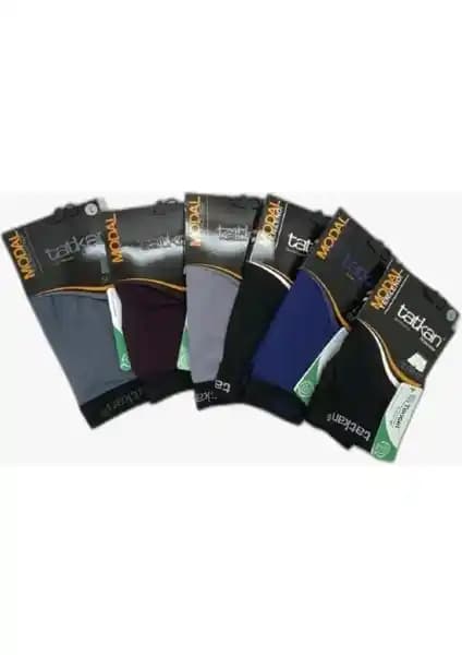 Tatkan Erkek 5'li Modal Penye Spor Boxer Külot Seti Konfor ve Şıklık Sunar