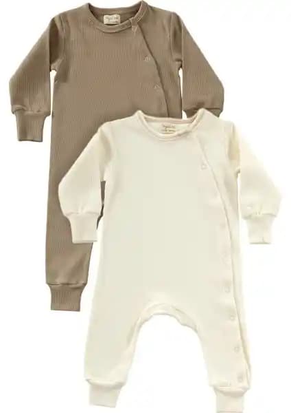 Tiny Lamb Native 2 Parça Organik Pamuk Bebek Çocuk Tulumu Konfor ve Şıklık Sunar