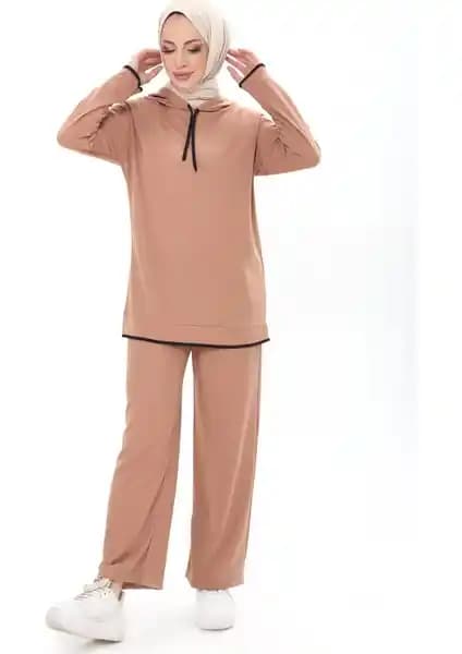 Tofisa Vizon Tesettür Takım 13027: Şık ve Rahat Günlük ve Davet Kombini
