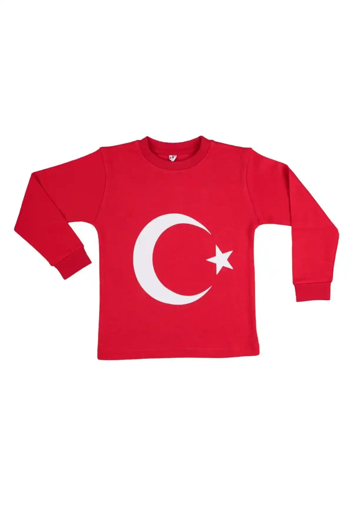 Türk Bayraklı Uzun Kollu Tişört: Milli Gururu Yansıtan Şık ve Konforlu Tasarım