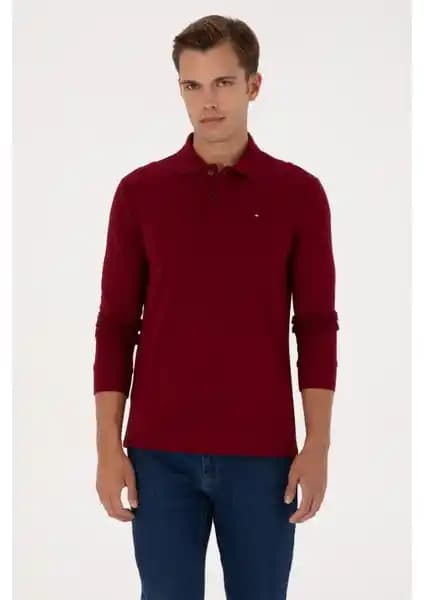 U.S. Polo Assn. Erkek Bordo Sweatshirt: Şıklık ve Konforun Modern Buluşması