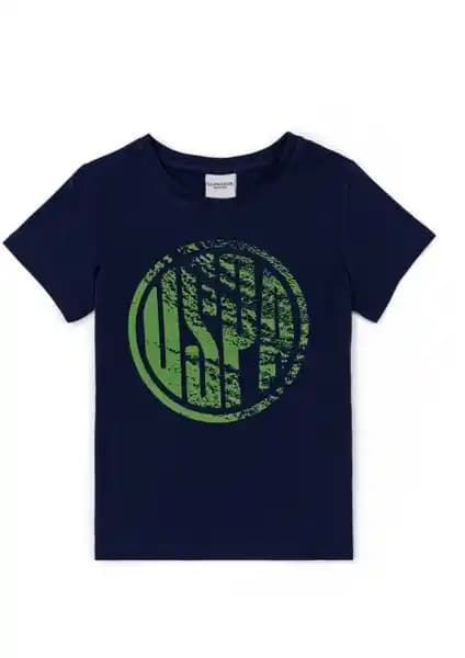 U.S. Polo Assn. Erkek Çocuk Lacivert T-Shirt: Şıklık ve Konforun Mükemmel Buluşması