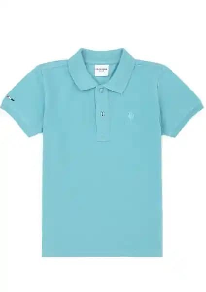 U.S. Polo Assn. Erkek Çocuk Mint Basic Polo Yaka Tişört: Şık ve Konforlu Günlük Giyim Seçeneği