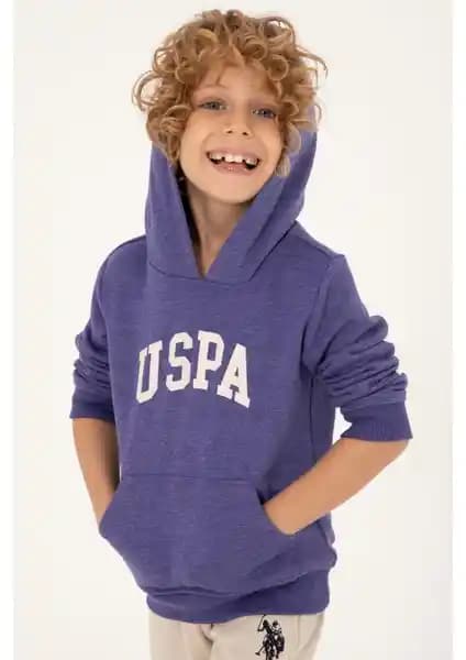 U.S. Polo Assn. Erkek Çocuk Mor Sweatshirt: Şık ve Rahat Günlük Giyim Seçeneği
