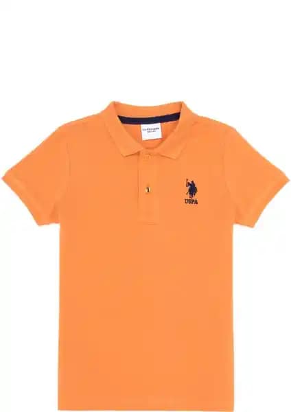 U.S. Polo Assn. Erkek Çocuk Turuncu Tişörtü Modern ve Rahat Tasarımıyla Günlük Kullanım İçin Ideal