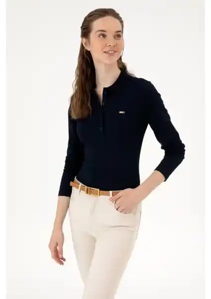 U.S. Polo Assn Kadın Lacivert Sweatshirt Günlük Şıklık ve Rahatlık Sunar