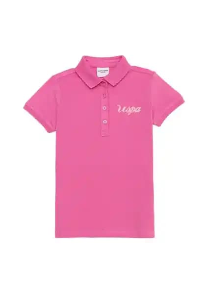 U.S. Polo Assn. Kız Çocuk Pembe Basic T-Shirt: Şıklık ve Konforun Buluşması