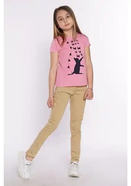 Zepkids Restfull Kız Çocuk Gabardin Pantolon: Rahat ve Şık Günlük Giyim Seçeneği