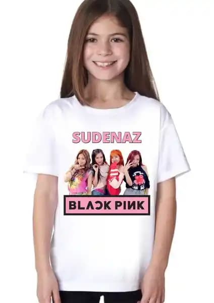 Blackpink Baskılı Çocuk Tişörtü Unisex Tasarım ve Yüksek Kalite ile Günlük Kullanım İçin
