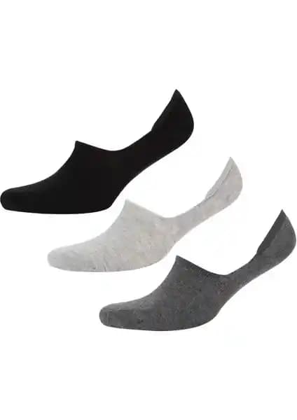DeFacto Erkekler İçin 3'lü Basic Babet Çorabı Günlük Rahatlık ve Şıklık Sunar