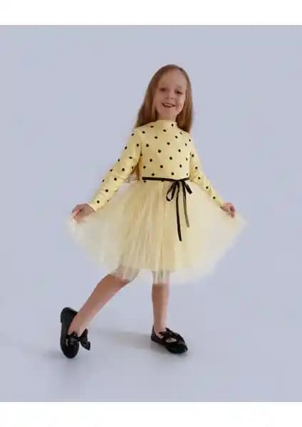 Linda Kız Çocuk Prenses Elbisesi Şık ve Rahat Tasarımıyla Öne Çıkar