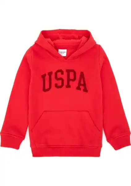 U.S. Polo Assn. Kız Çocuk Kırmızı Sweatshirt: Şık ve Rahat Günlük Giyim Parçası