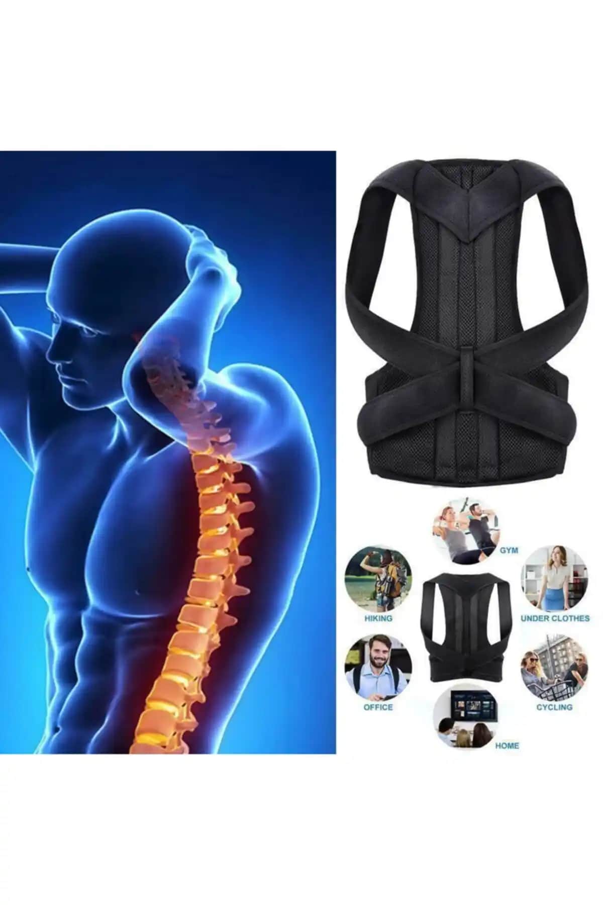 Ankaflex Medikal Dik Duruş Korsesi: Omurga ve Duruş Sağlığını Koruyan Çözüm