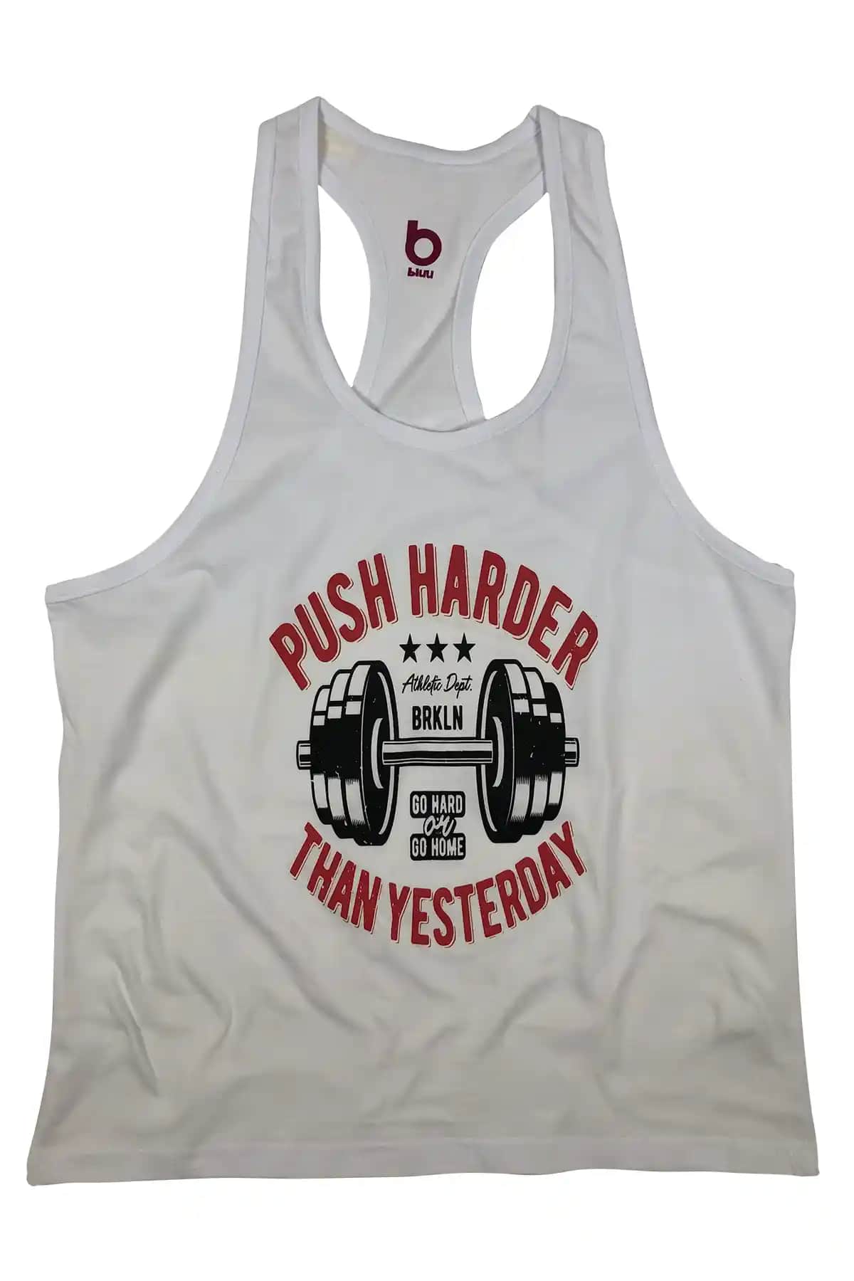 BLUU Fitness Sporcu Atlet Tank Topu Performans ve Konfor Sunan Tasarım