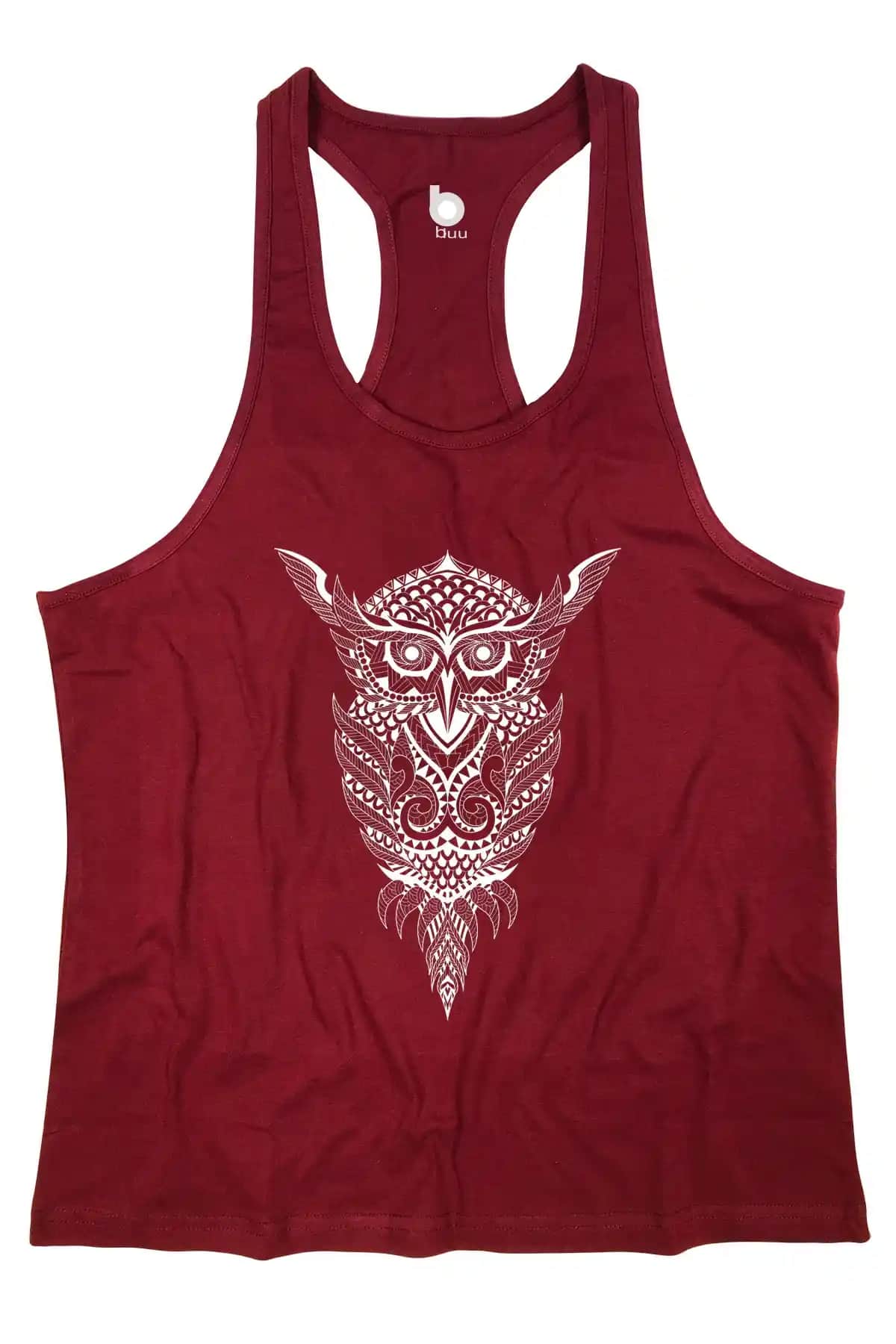 BLUU Owl Fitness Gym Tank Topu: %100 Pamuklu Spor Atletleri ile Maksimum Konfor ve Şıklık