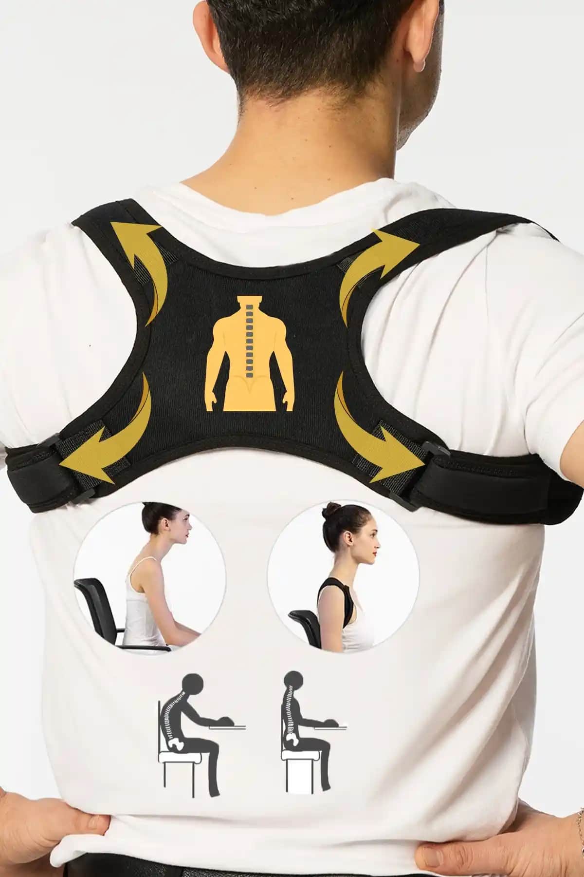 BYENS Dik Duruş Korsesi Sağlıklı ve Estetik Bir Duruş İçin Uygun Seçenek