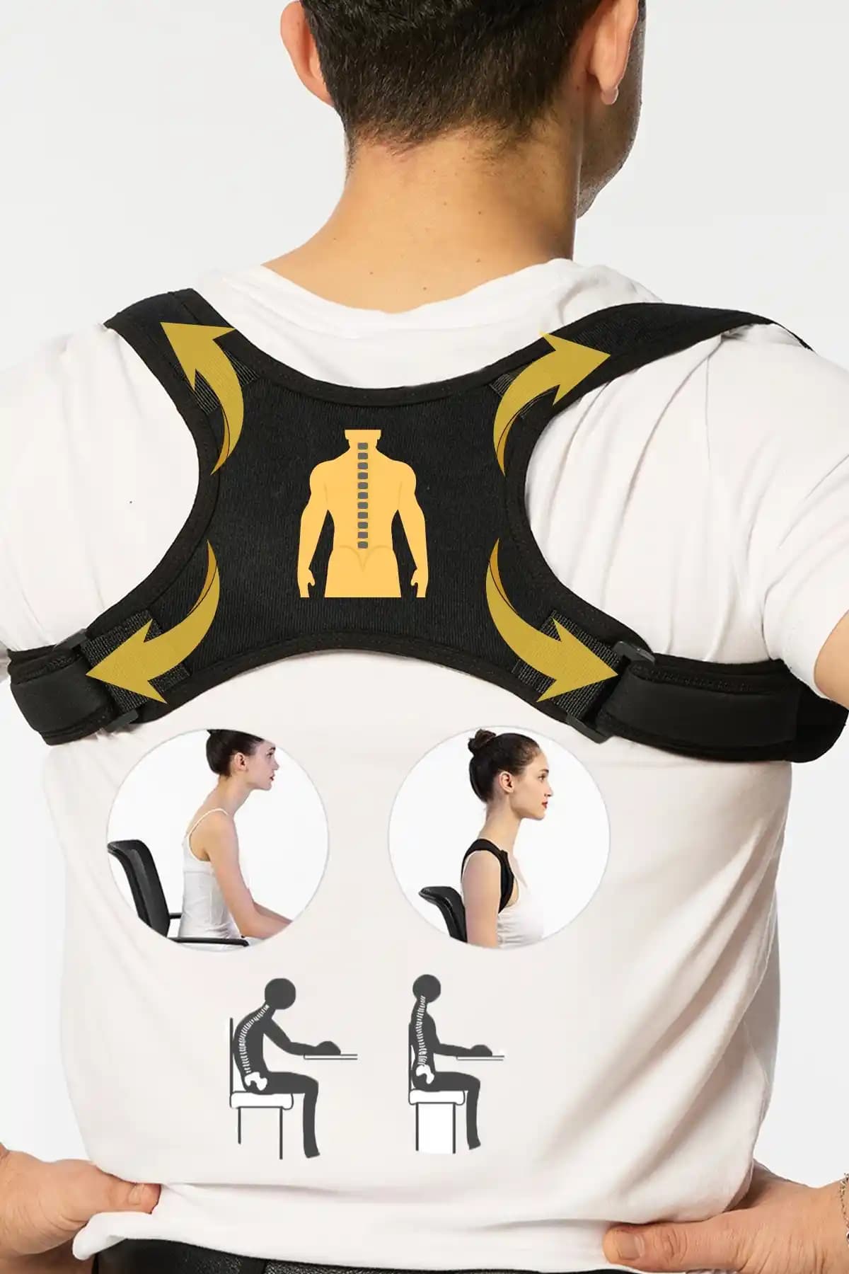 BYENS Dik Duruş Korsesi Sağlıklı ve Estetik Bir Duruş İçin Uygun Seçenek