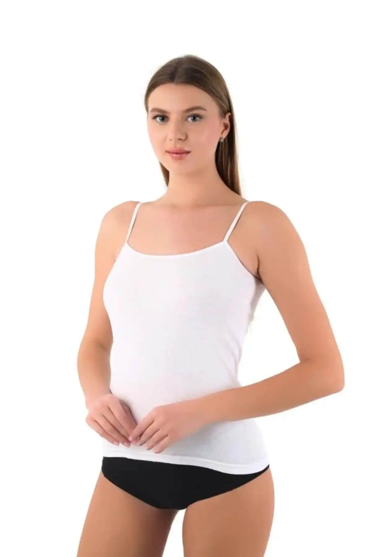 CENNETOĞLU Kadın Beyaz Atlet Seti: Şıklık ve Konfor Sunan Güncel İç Giyim Tercihi