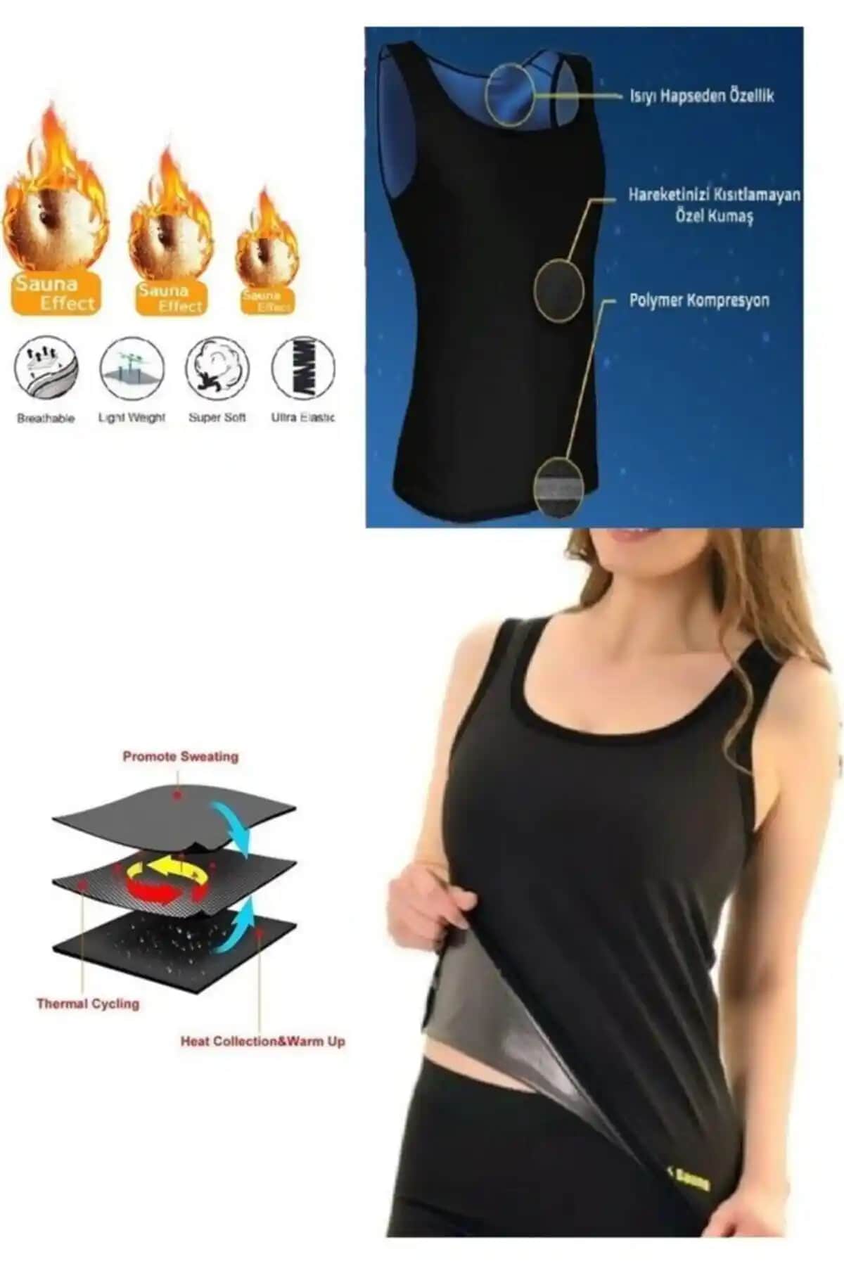 Dr. Cornell Termal Sauna Atlet ile Etkili Terleme ve Vücut Şekillendirme Çözümü