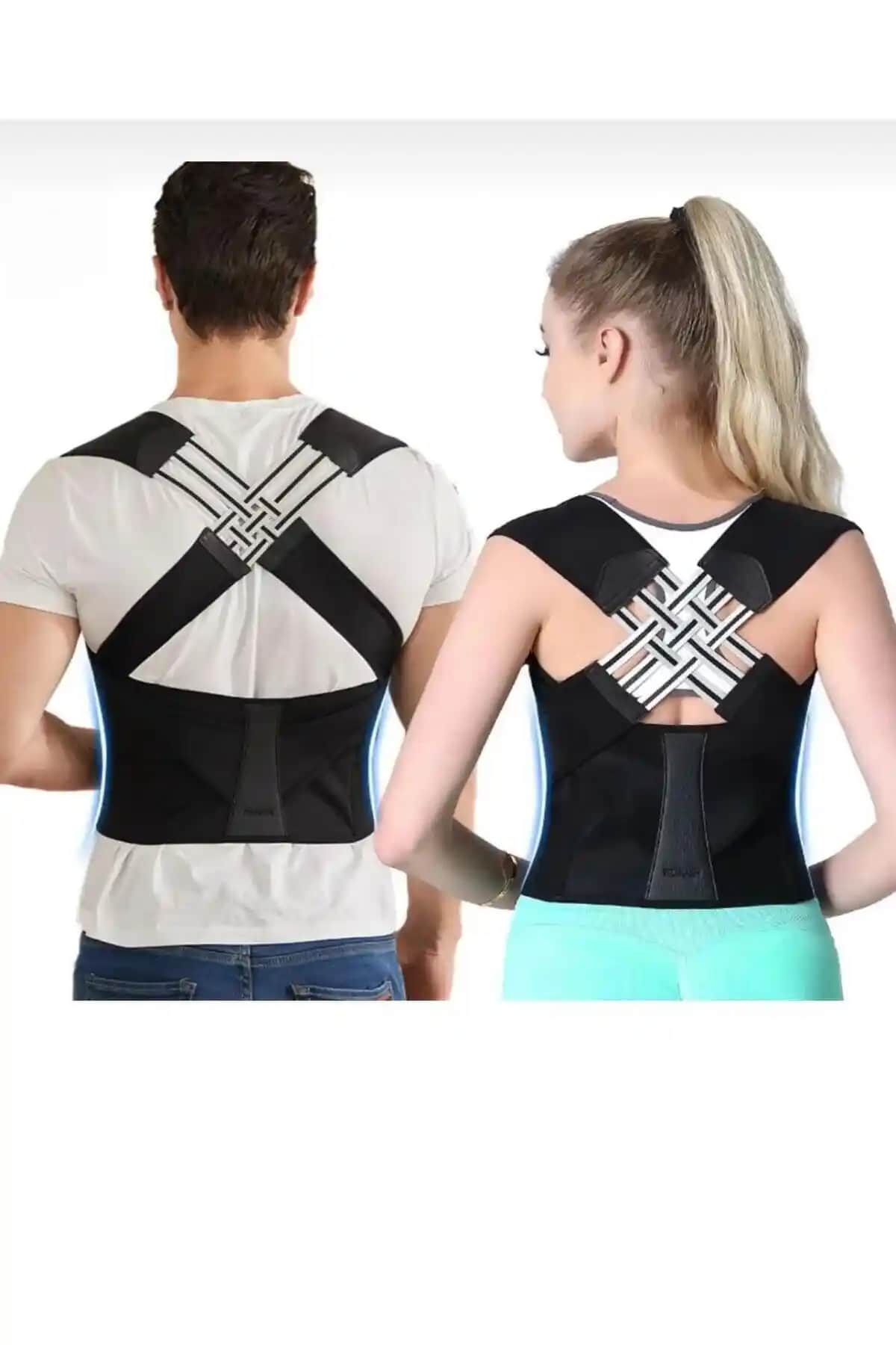 Eryatex Ayarlanabilir Medikal Sırt Bel Düzleştirici Korsesi Duruş Bozukluklarını Önler ve Düzeltir