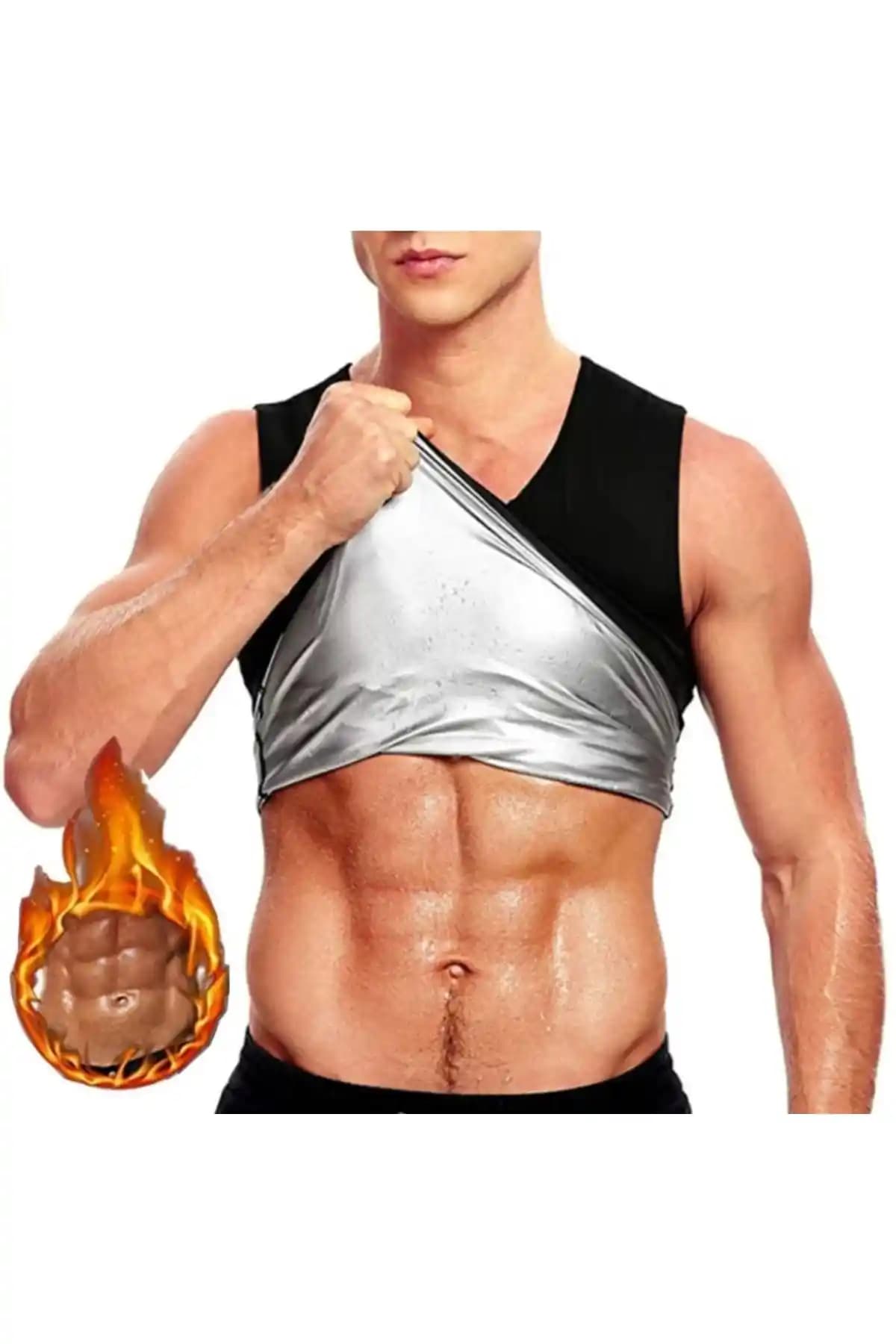 F&W FİT WOMEN Termal Sauna Atlet Korse Kadınlar İçin Zayıflatıcı ve Şekillendirici Tasarım