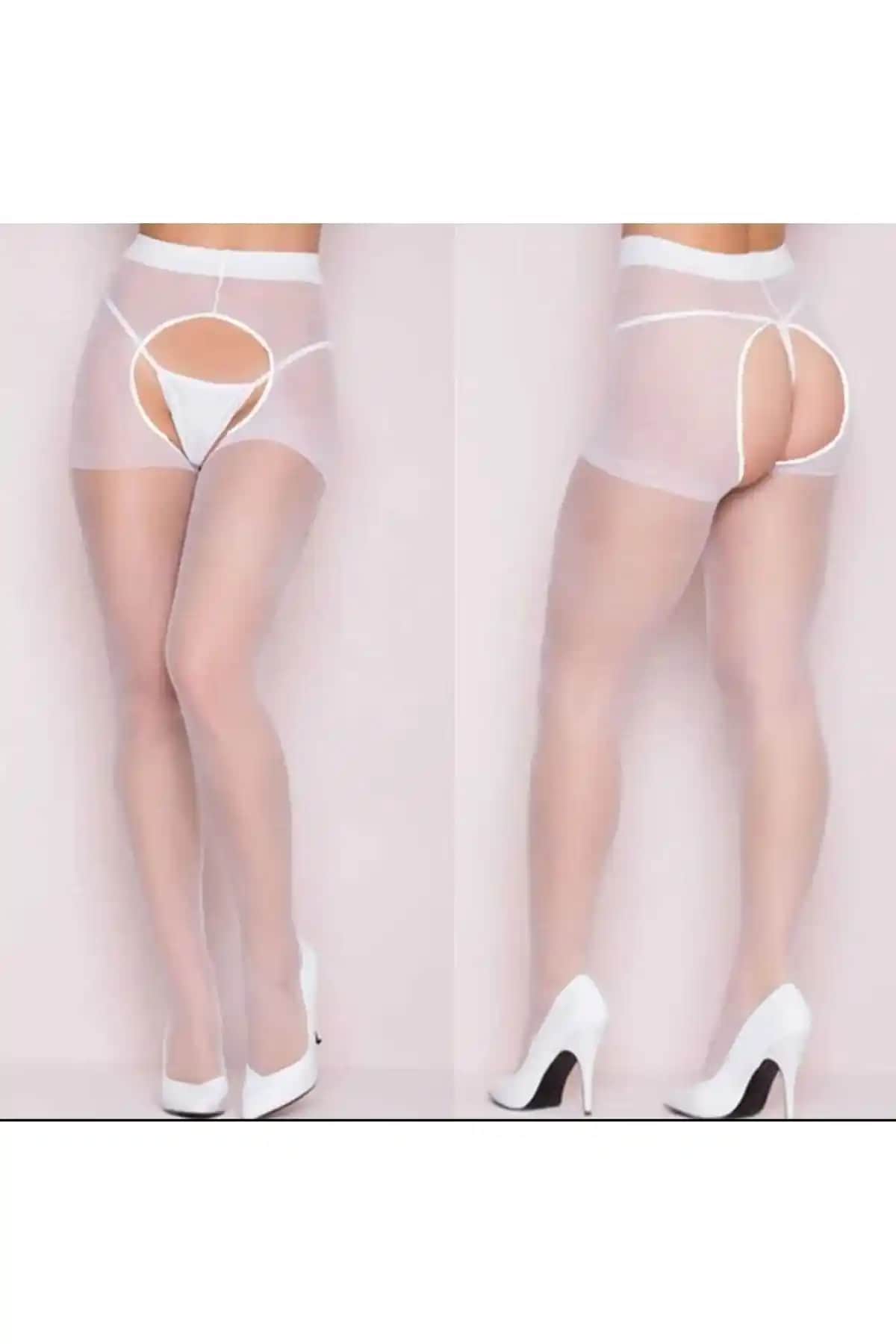 Genel Markalar Özel Bölgeleri Açık Külotlu Çorap: Şıklık ve Konforun Bir Arada Sunumu