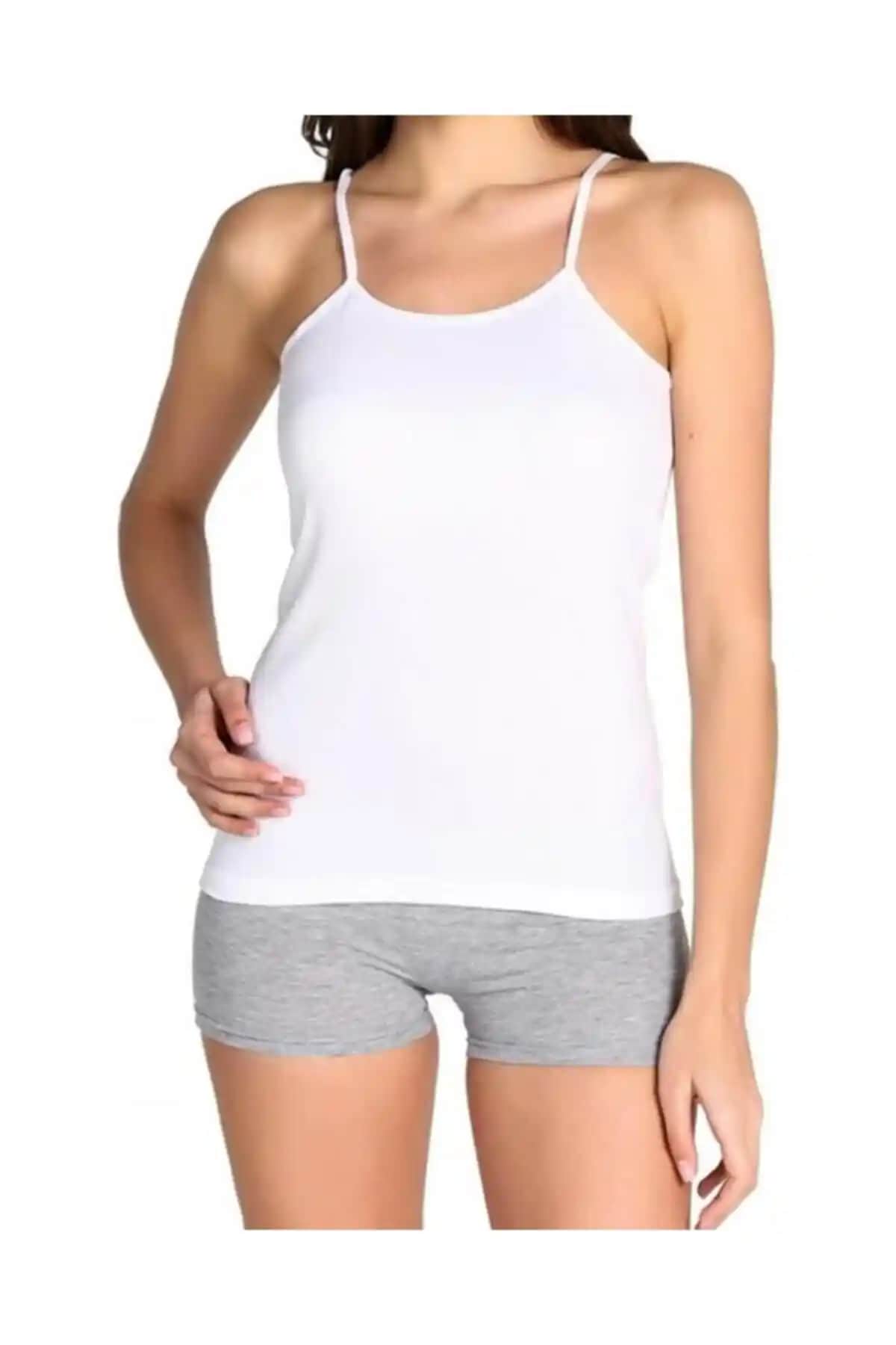 Kadın Ribana İp Askılı Atlet: Şıklık ve Konforu Bir Arada Sunan Güncel Moda Parçası