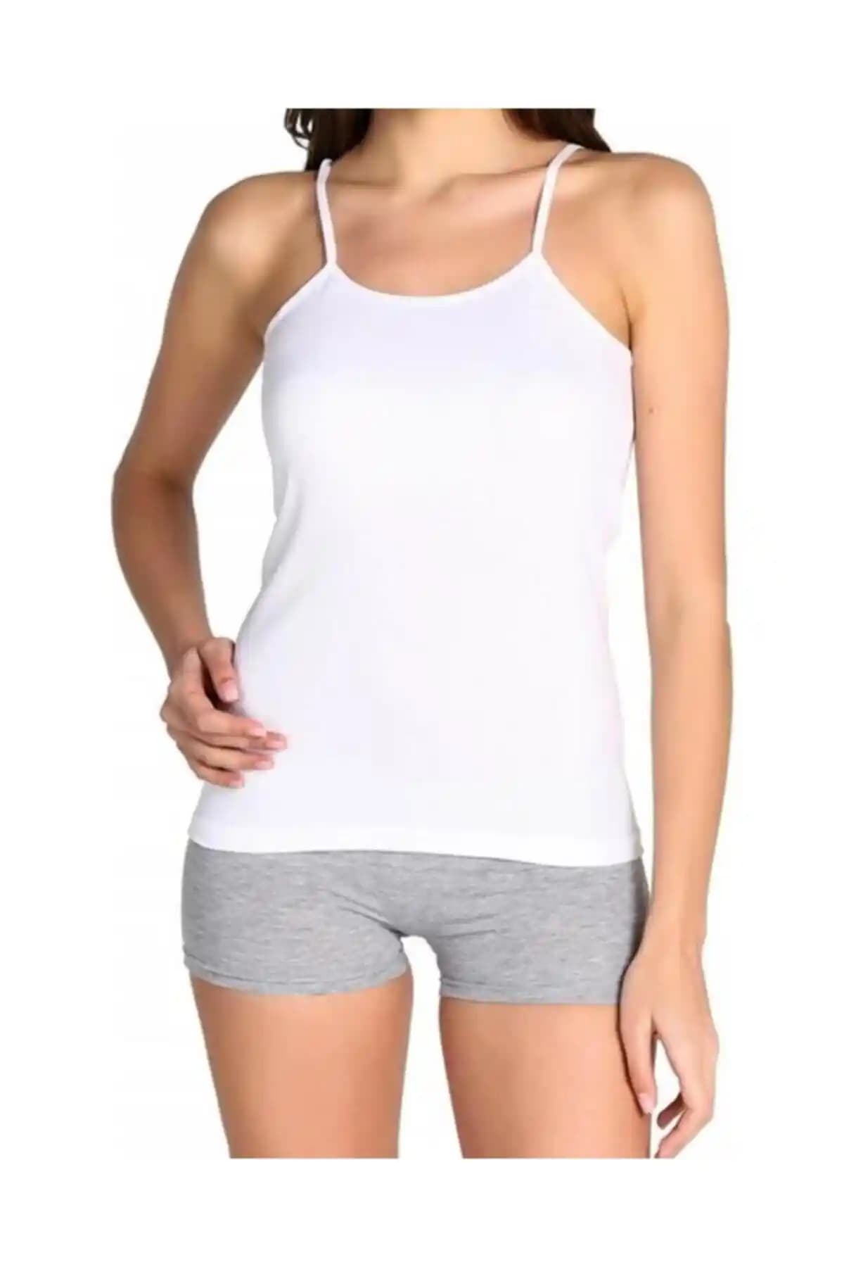 Kadın Ribana İp Askılı Atlet: Şıklık ve Konforu Bir Arada Sunan Güncel Moda Parçası