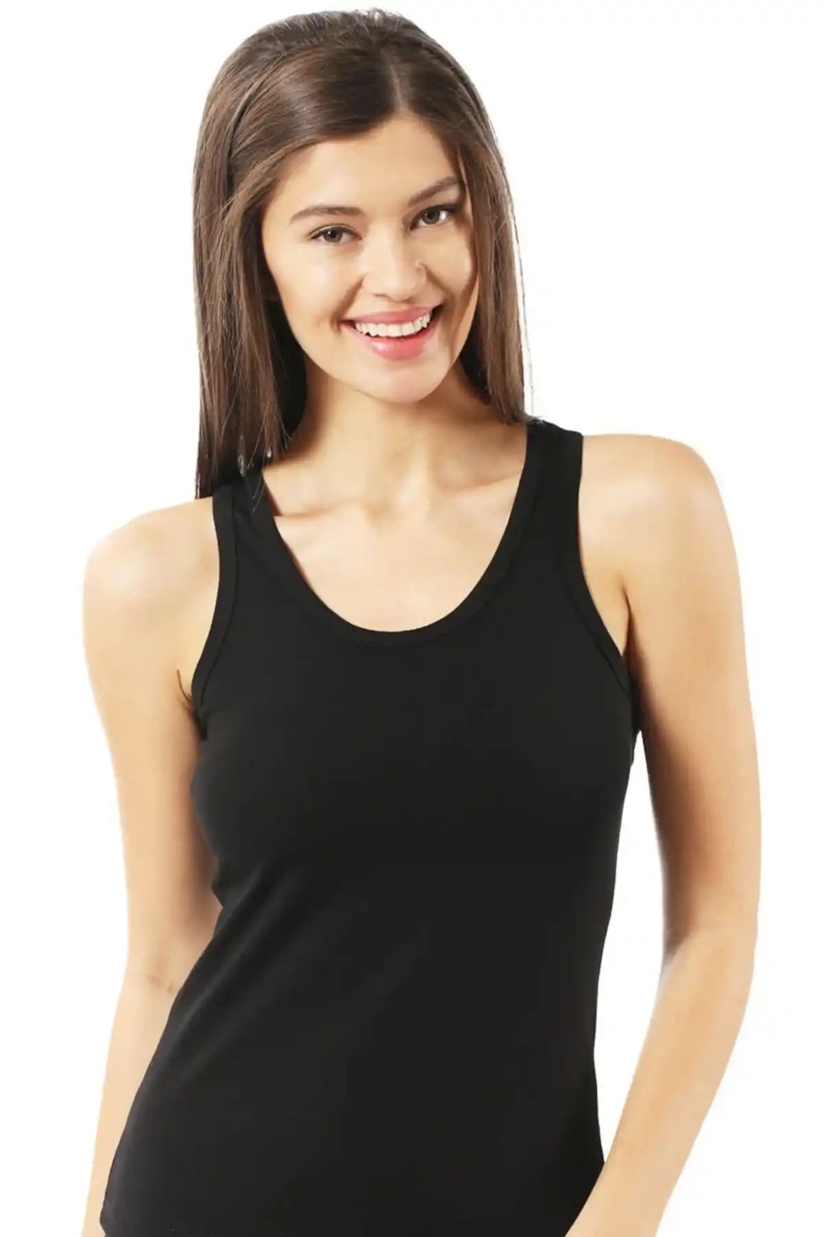 Kadın Siyah Likralı Pamuk Sporcu Atlet: Şıklık ve Konforun Buluşması