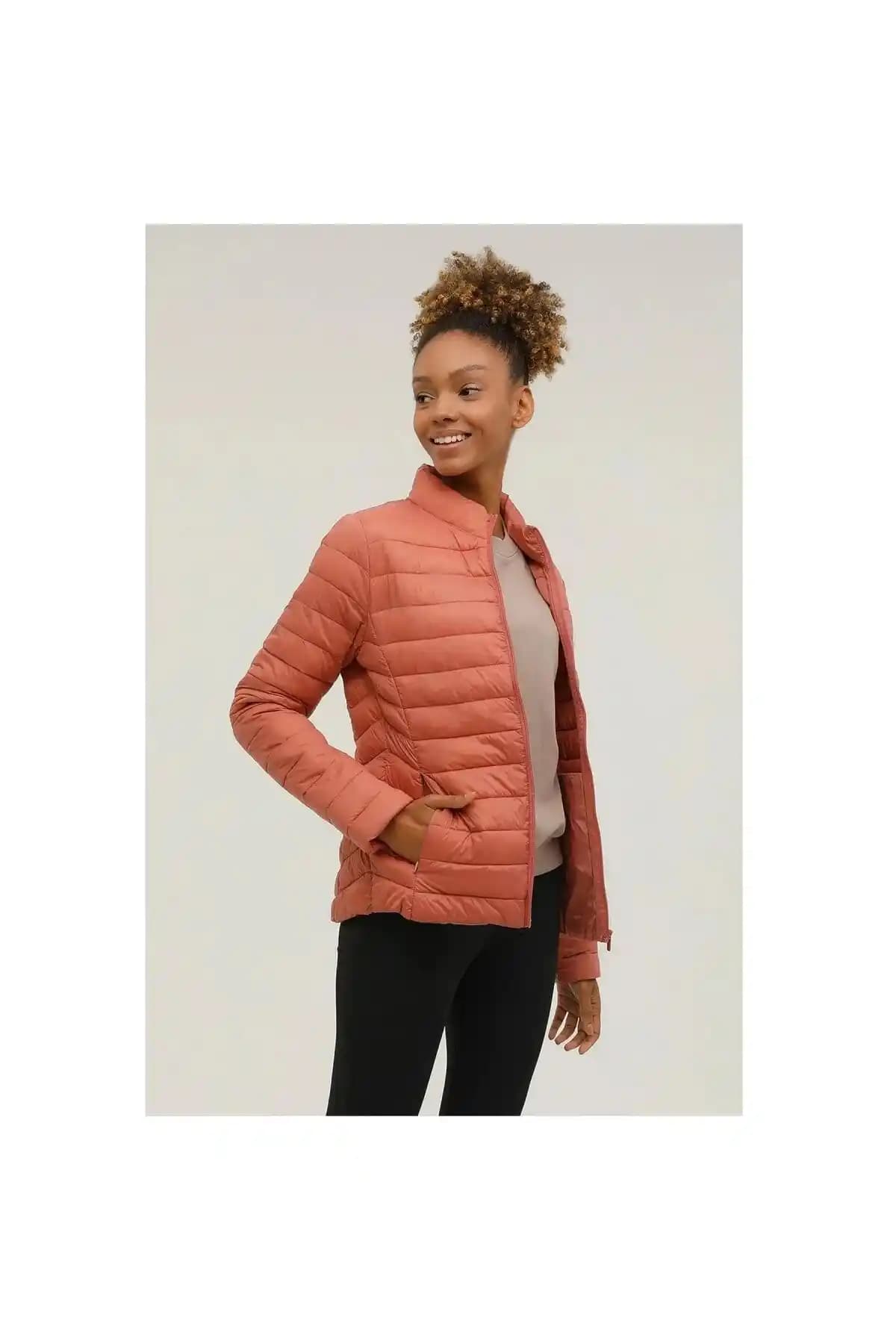 Lumberjack SN28 Basic Padded Coat Kadın Şık ve Fonksiyonel Kış Montu