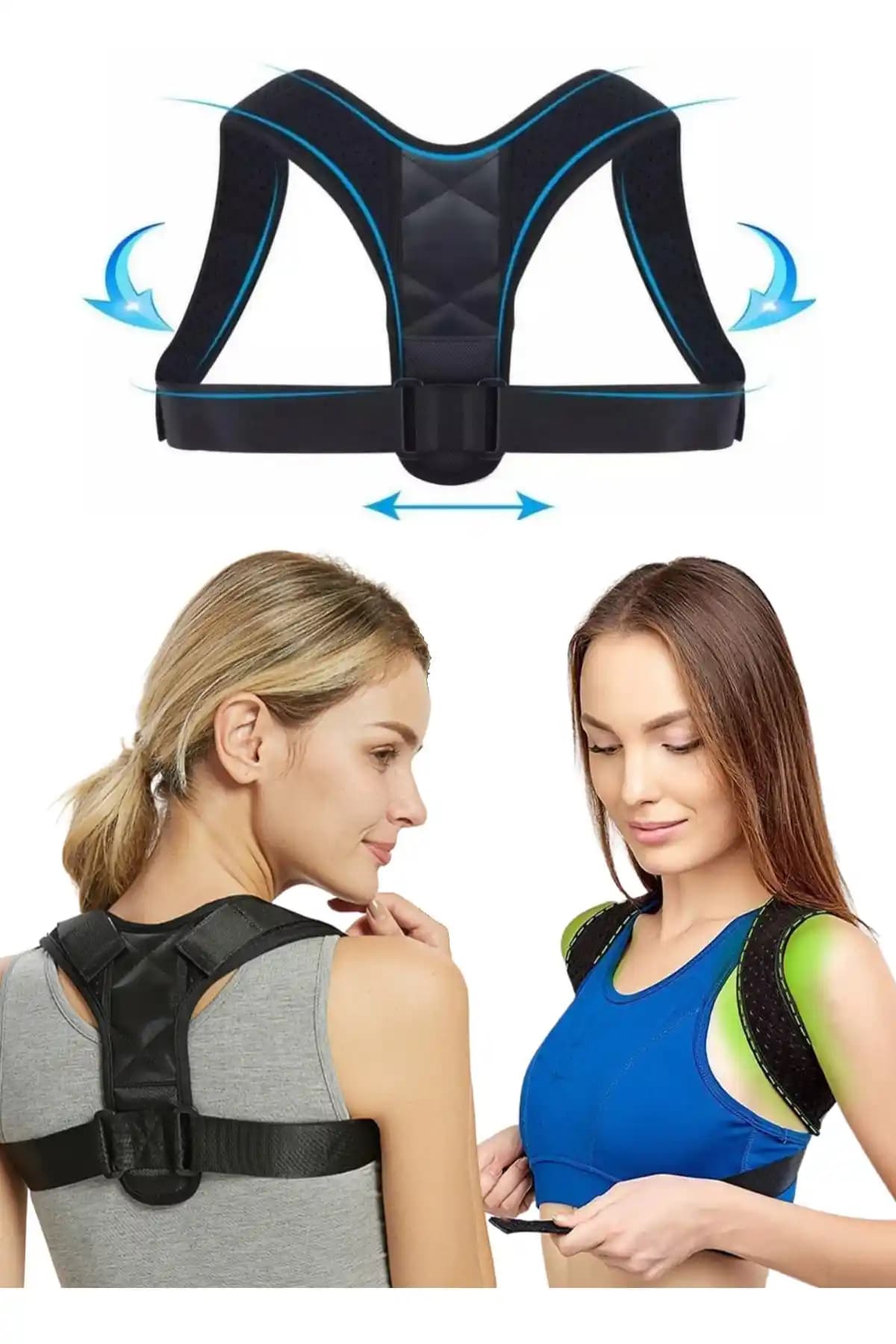 Palwin Unisex Duruş Düzeltici Korsesi ile Duruş ve Omurga Sağlığını Destekleyin