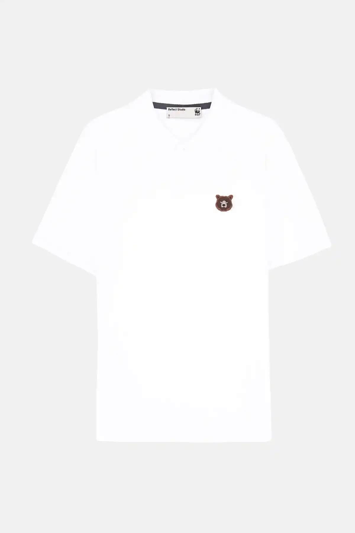 WWF Market Bozayı Polo Yaka Tişörtü: Doğal Pamuk ve Şık Tasarım ile Günlük Rahatlık